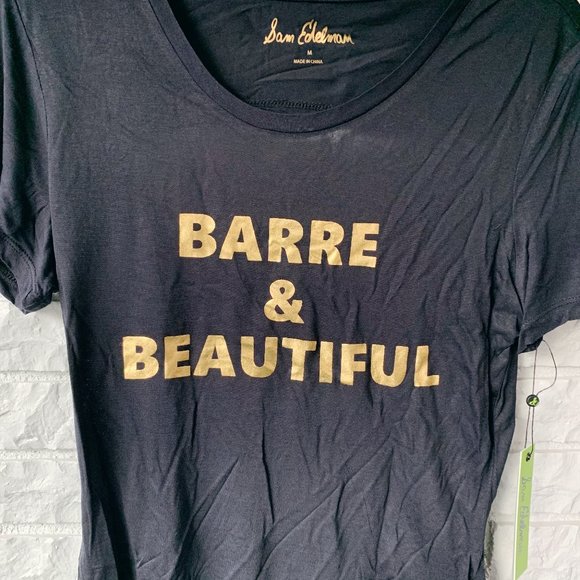 NWT Sam Edelman Barre Workout Tee - Size Medium - Picture 4 of 6